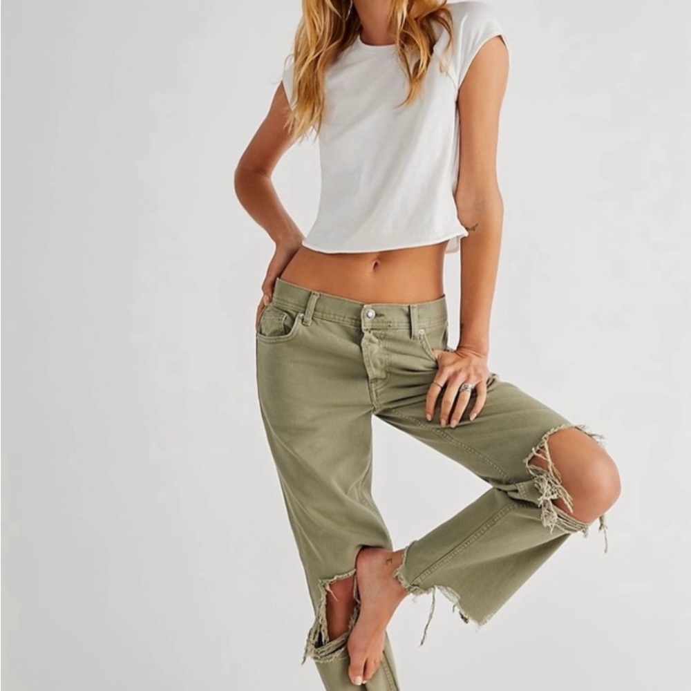 Women's Olive free people Jeans
